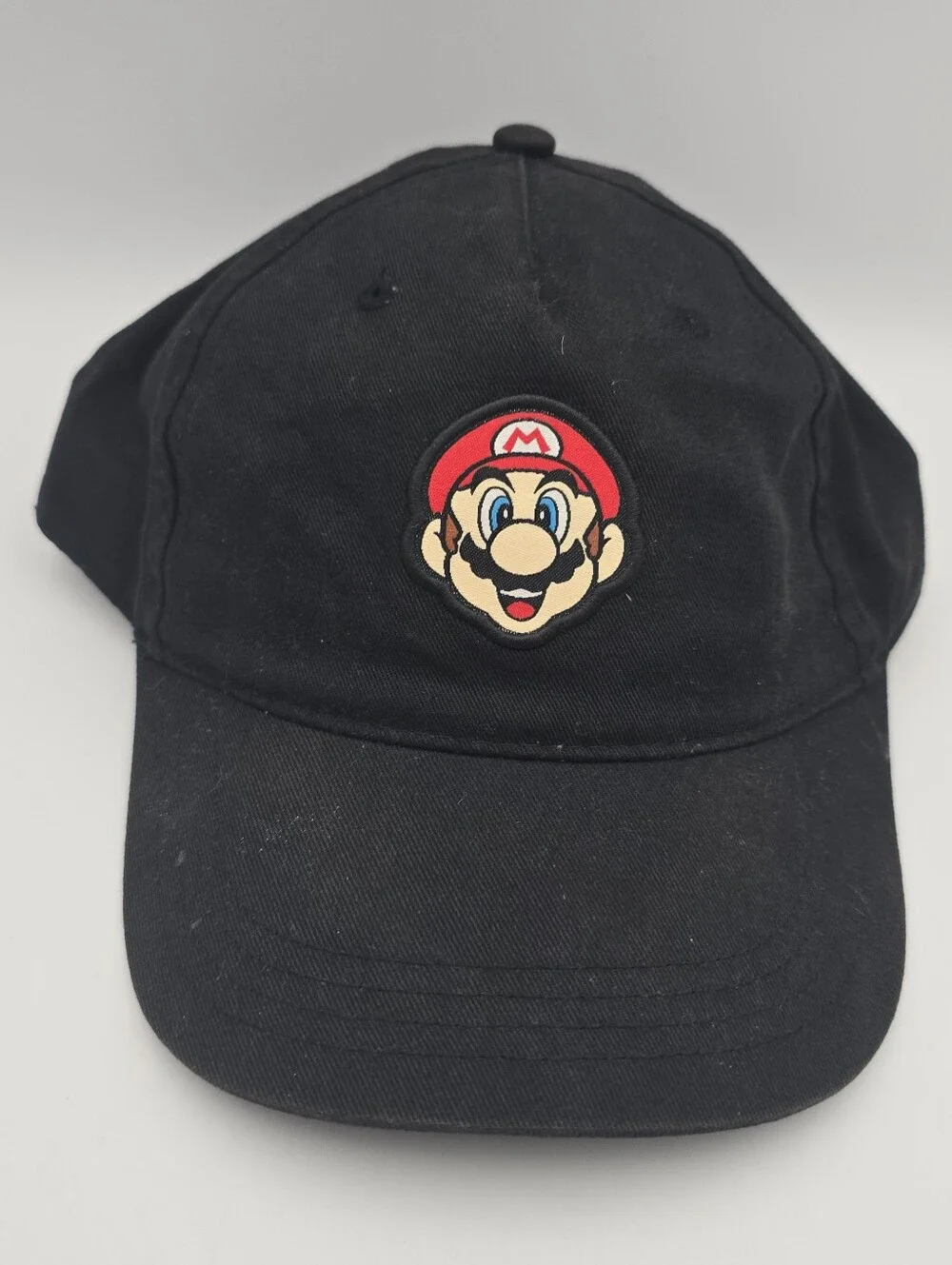 Nintendo Super Mario Bros. Youth Kids Black Adjustable Snapback Hat